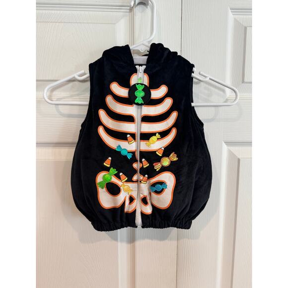 New Baby Coloful Day of the Dead Skelton Halloween Costume- 6-9 months - Picture 4 of 8